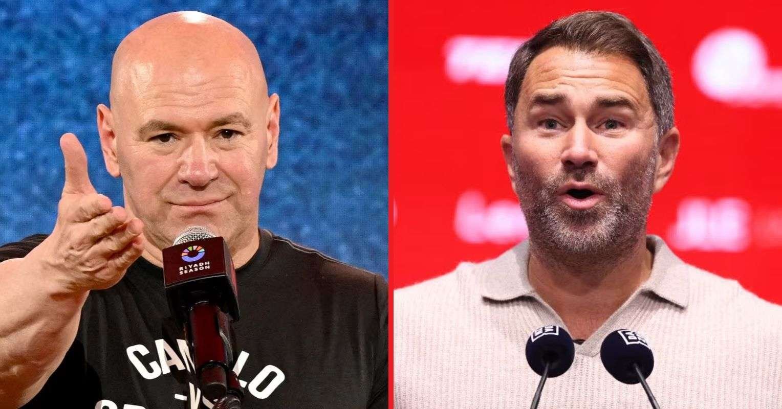 Eddie Hearn responde a las recientes críticas de Dana White mientras la rivalidad se calienta