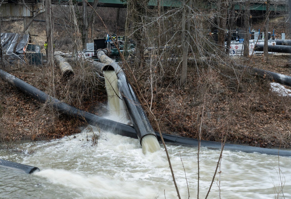 Los demócratas enfrentan una reacción violenta por una publicación sobre la eliminación de aguas residuales del río Potomac