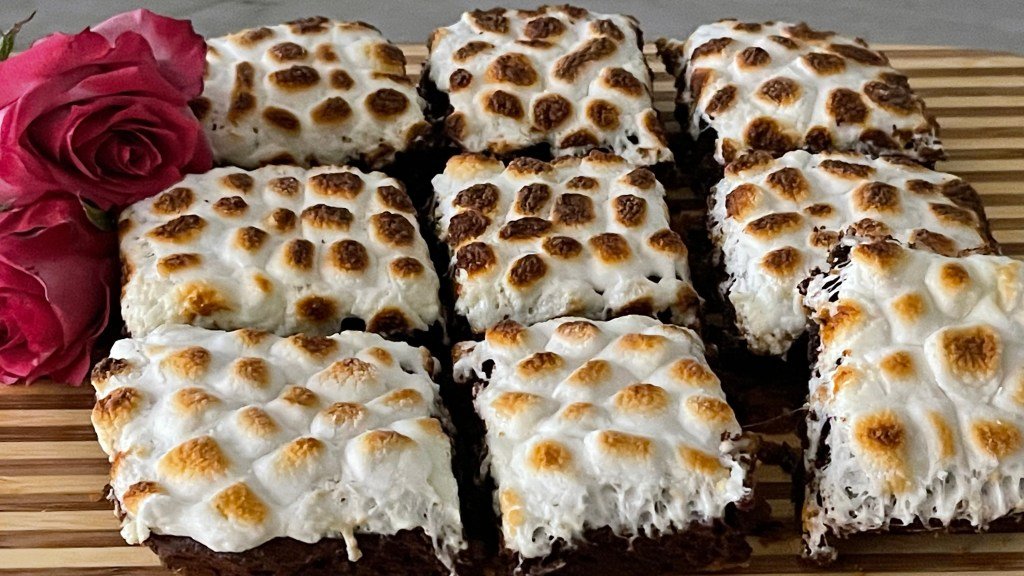 Brownies de S’Mores para preparar para el día de San Valentín