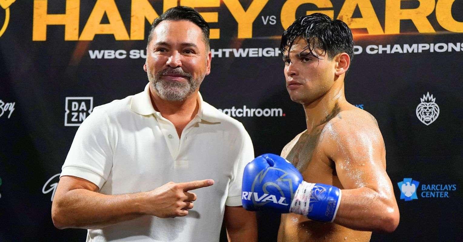 Oscar De La Hoya ha nombrado al hombre con el que quiere que Ryan García pelee a continuación.