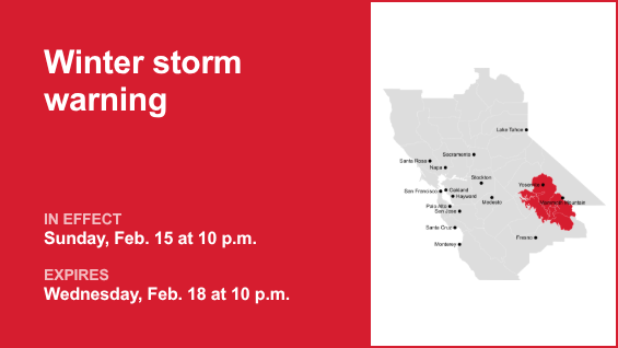 Advertencia de tormenta invernal para Yosemite de domingo a miércoles: ráfagas de hasta 60 mph – Mercury News