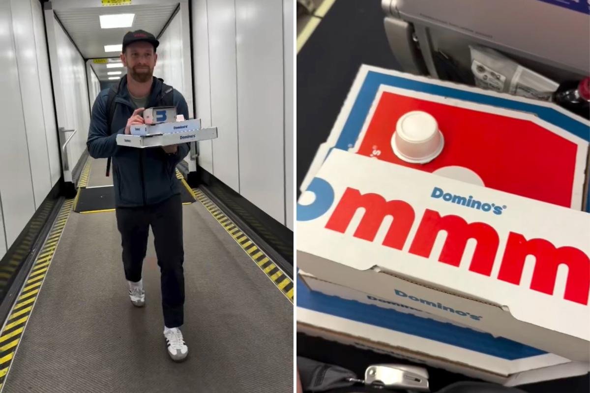 Madre de cuatro explosiones genera controversia en línea sobre comida y pedido de pizza en el aeropuerto «extremadamente caros»