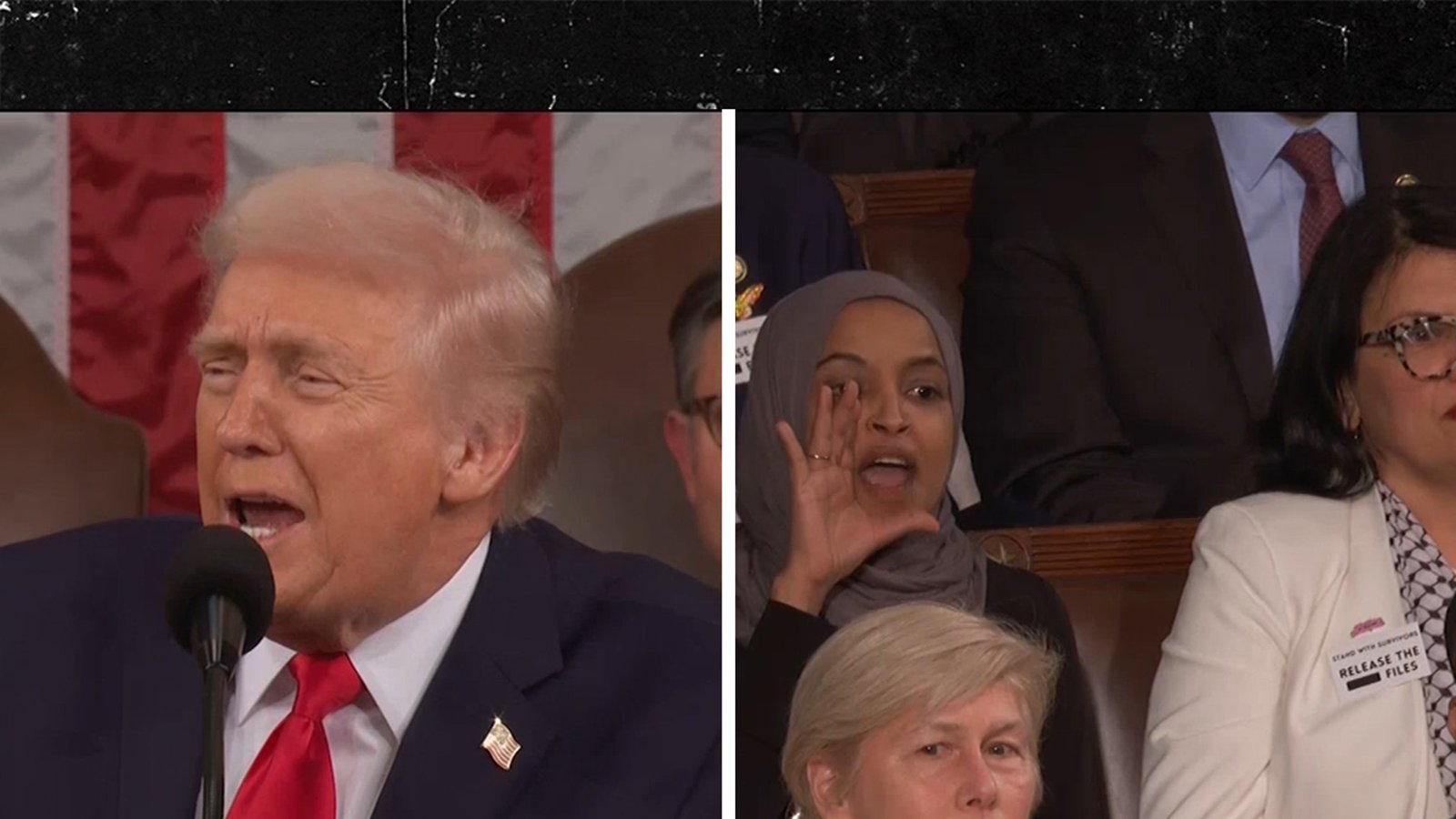 Donald Trump llamó ‘locos’ a los demócratas durante el Estado de la Unión