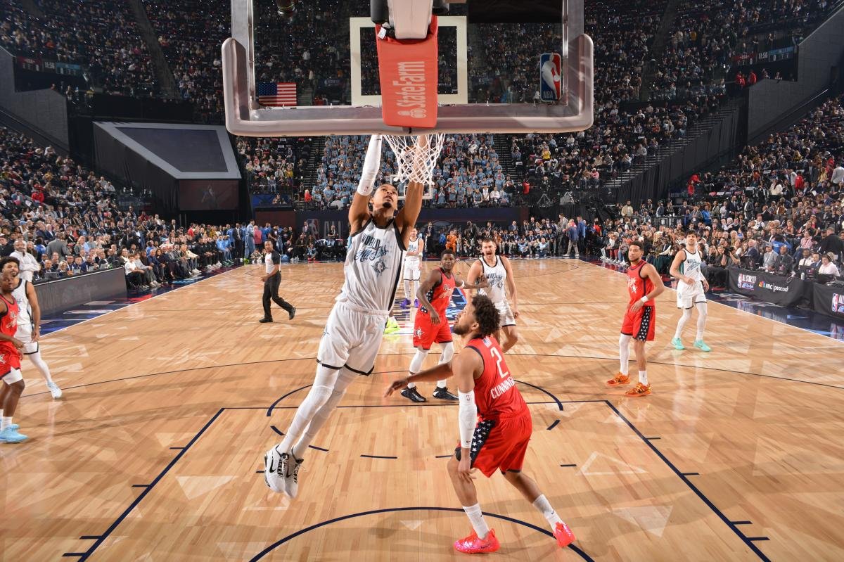 El momento viral de frustración de Victor Wembanyama en el Juego de Estrellas se hizo evidente