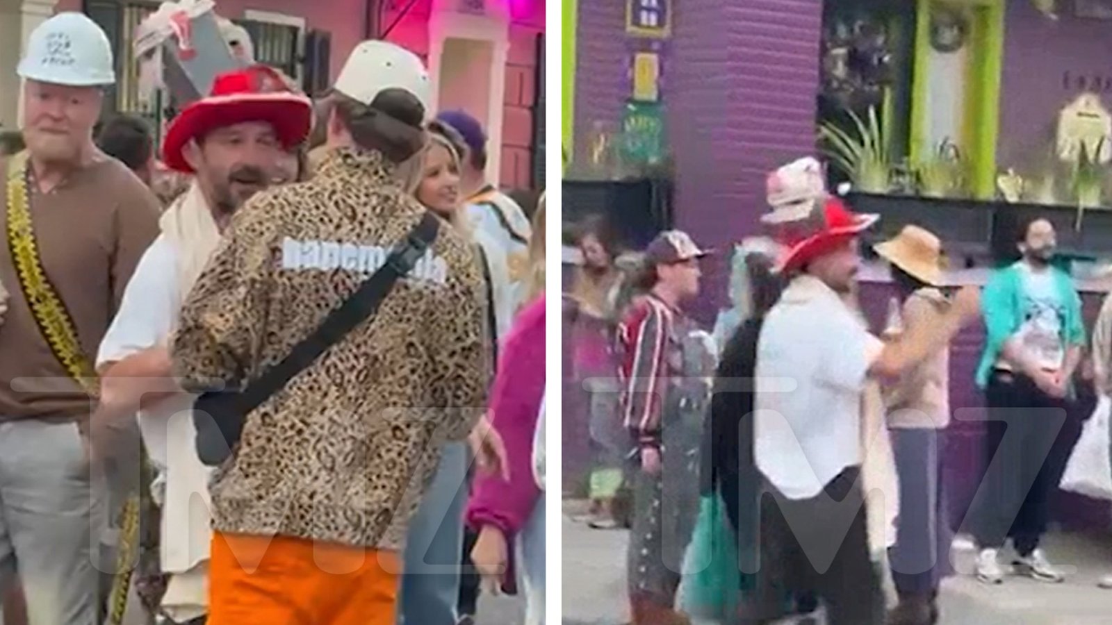 Shia LaBeouf celebra Lundy Gras en Nueva Orleans