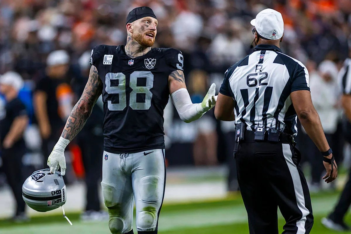 El gerente general de los Raiders, John Spitek, dice que espera que el DE Max Crosby regrese al equipo en 2026