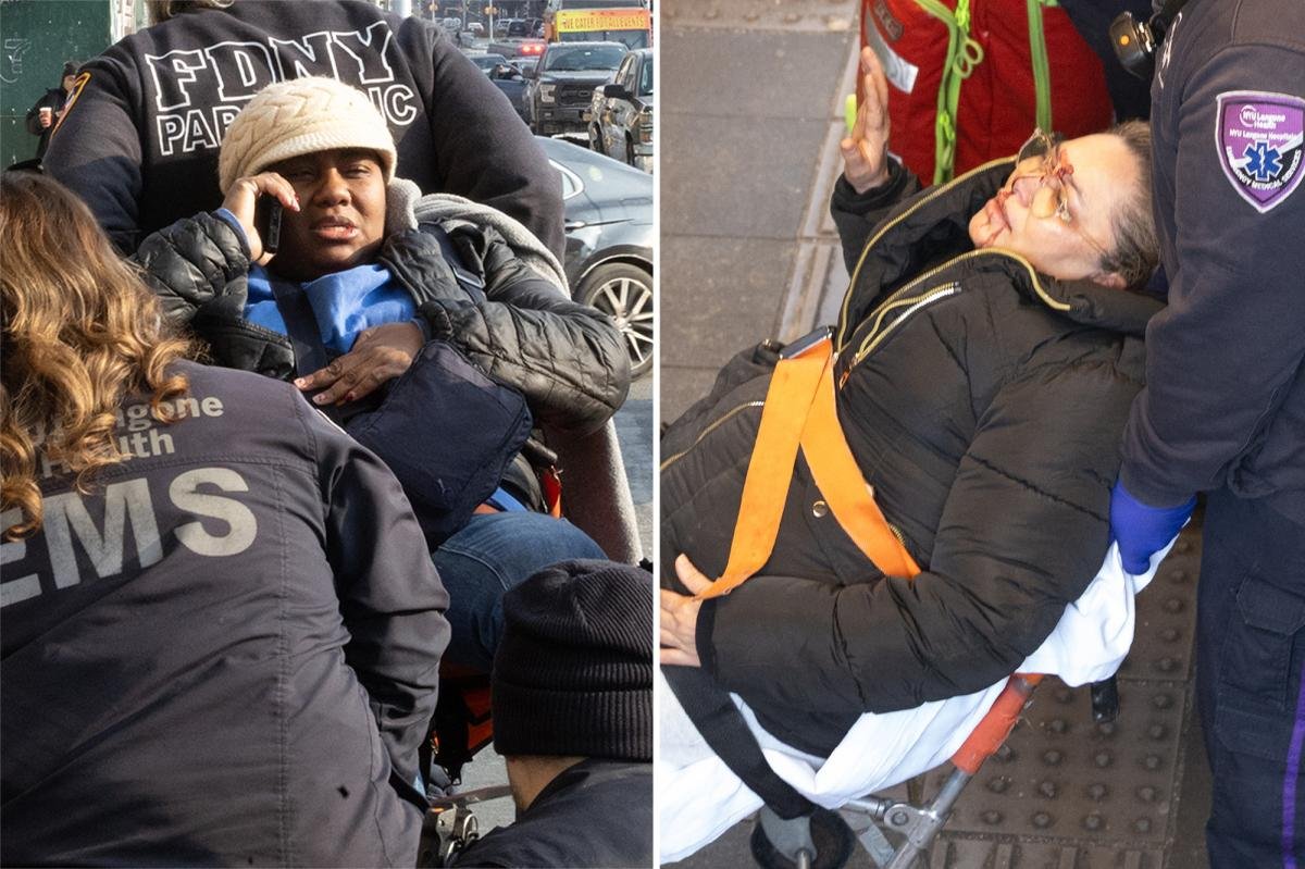 Mujeres empujadas en las vías del metro de Nueva York y golpeadas en la cara