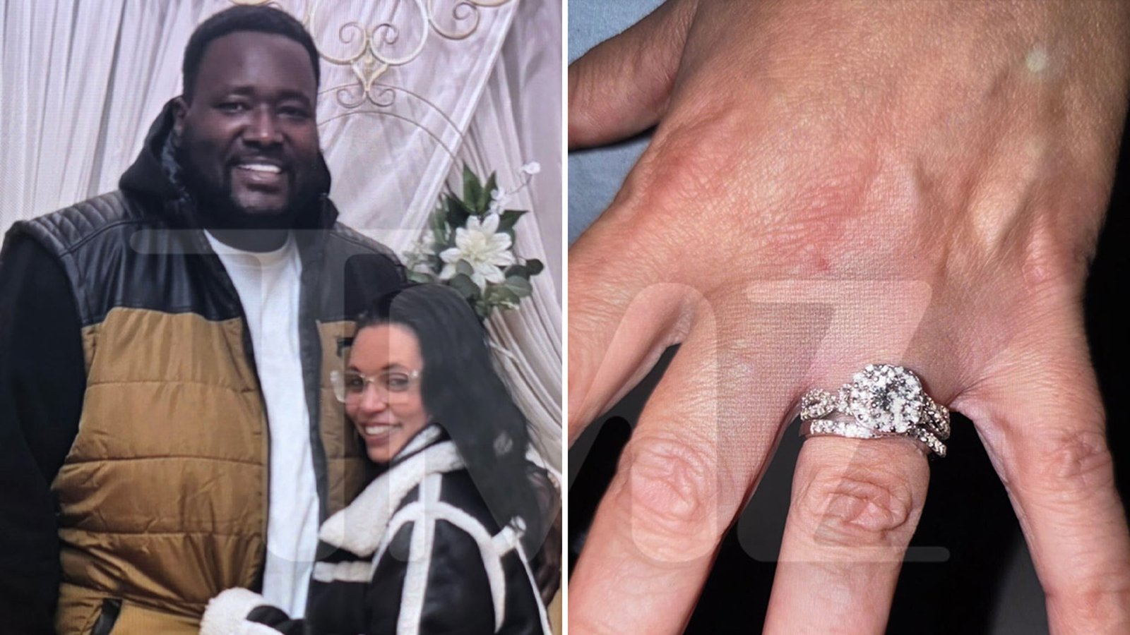 Fotos de Quinton Aaron del matrimonio espiritual con su ‘esposa’
