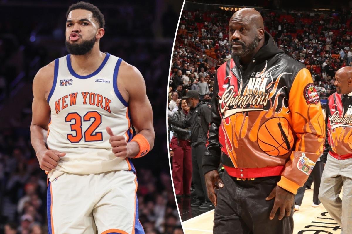 La entrevista de Shaquille O’Neal-Karl-Anthony Towns rápidamente se vuelve incómoda después de la victoria de los Knicks