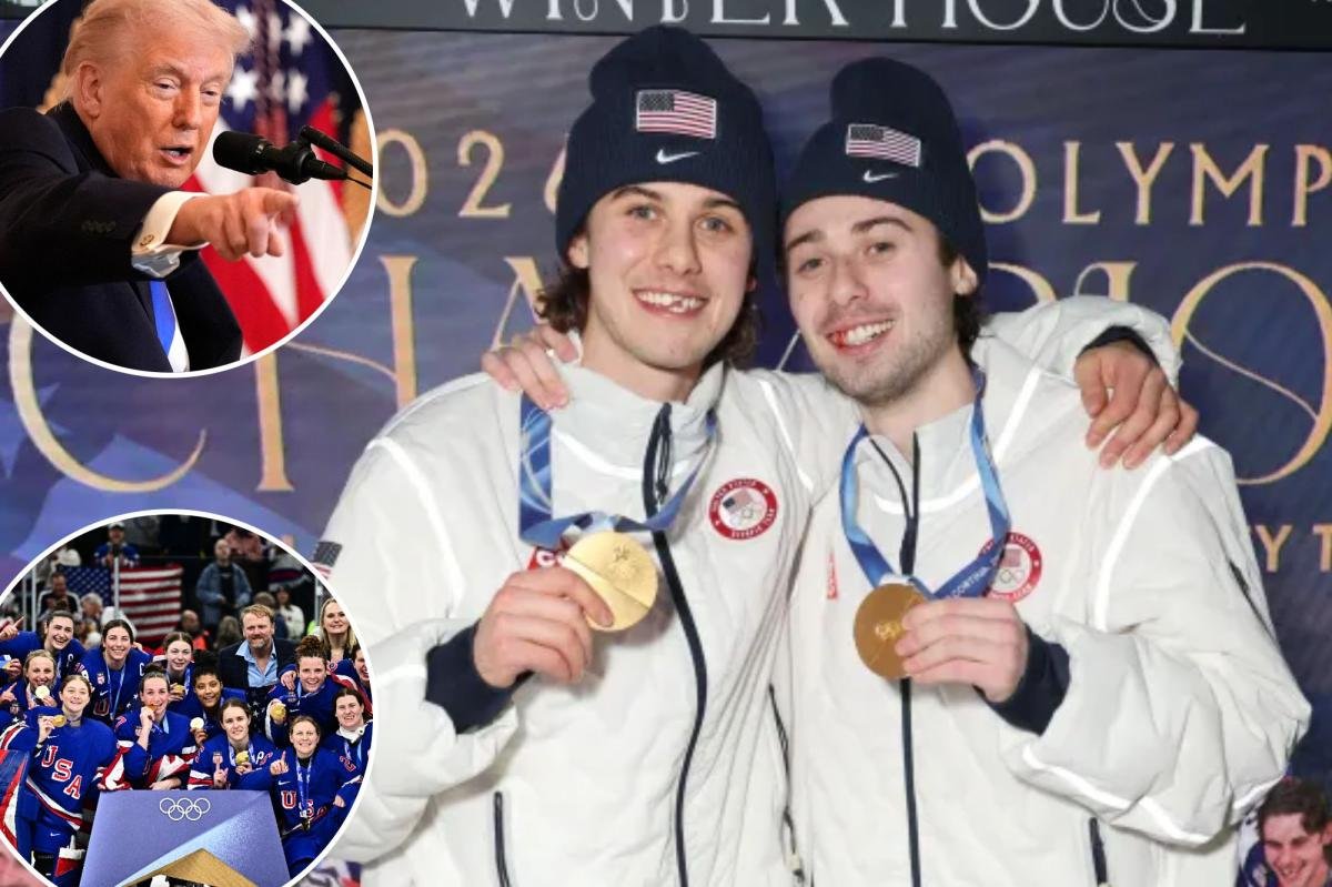 Quinn y Jack Hughes hablan sobre el drama del hockey femenino estadounidense