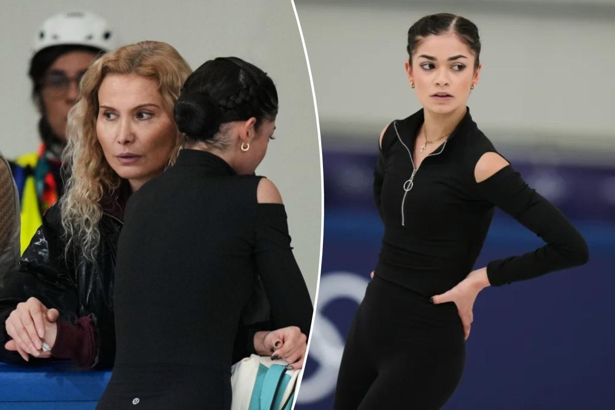 Todos los ojos puestos en Adelia Petrosyan en los Juegos Olímpicos con el entrenador Iteri Tutberij en medio de la tormenta del patinaje artístico