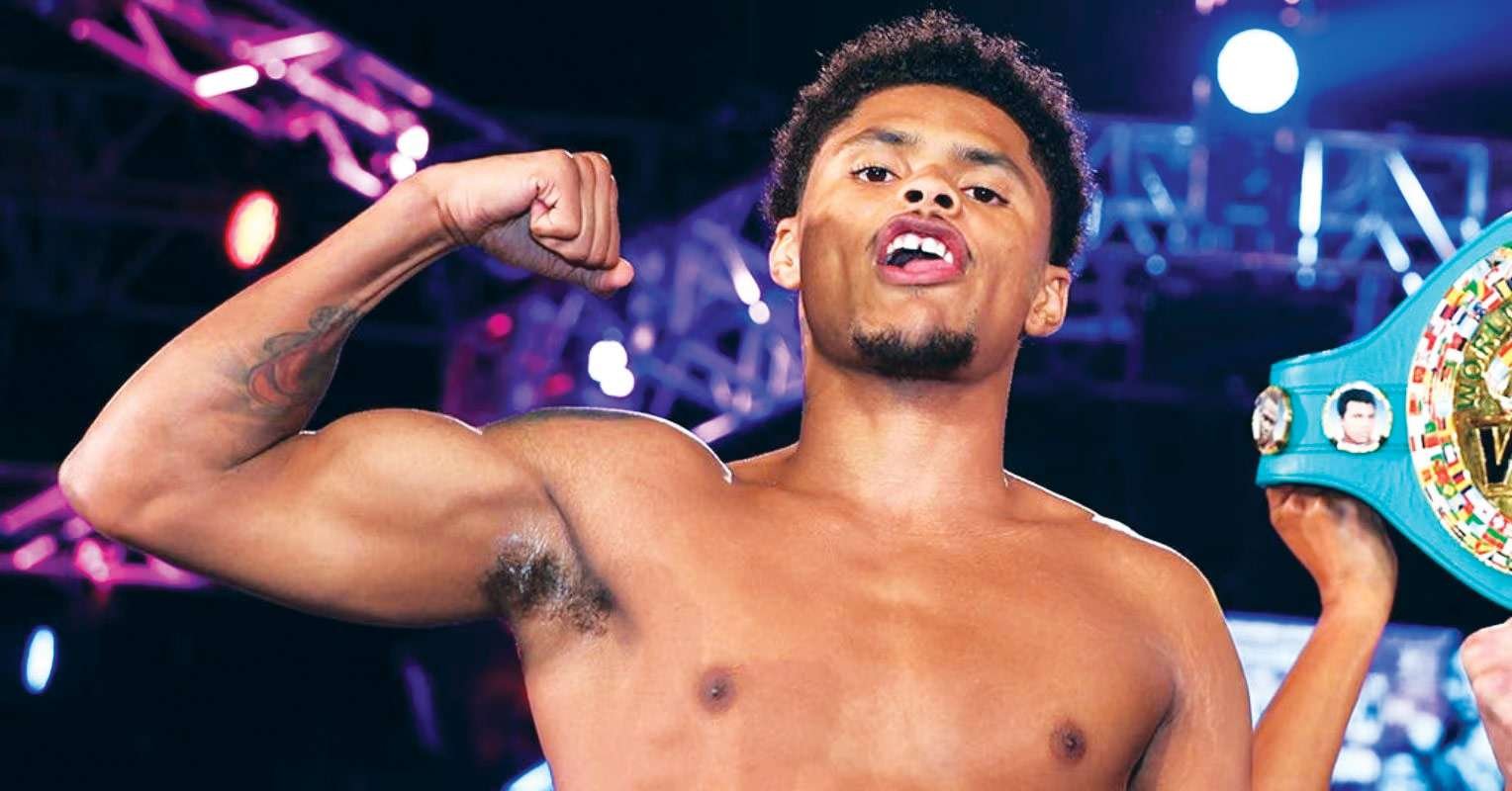 Shakur Stevenson admite que está «feliz» de que una leyenda del boxeo no esté peleando en su mejor momento