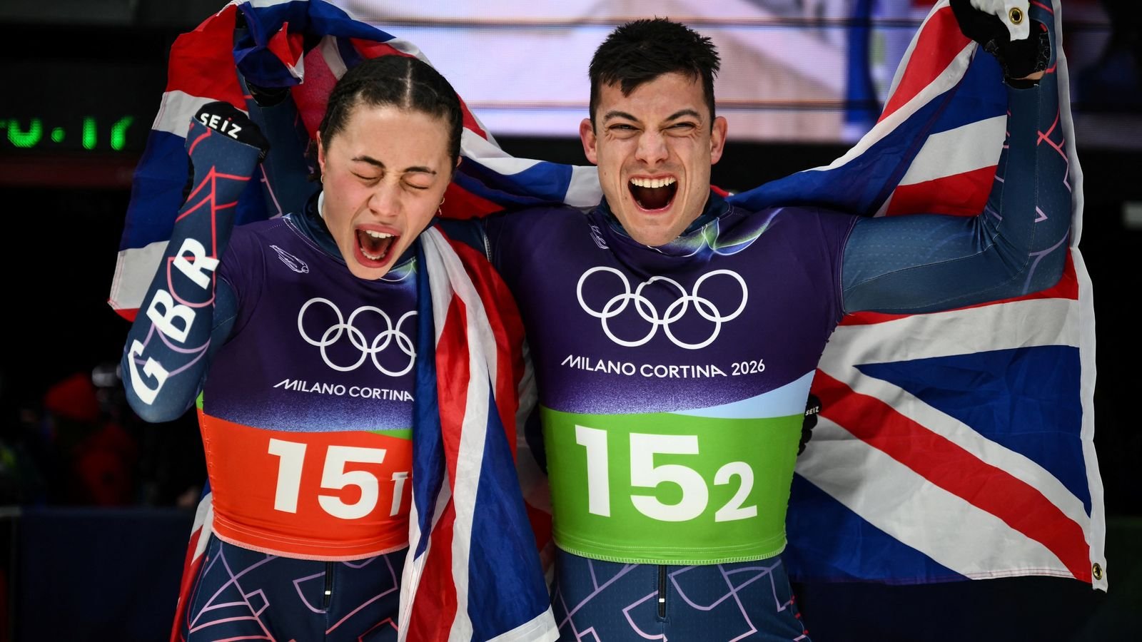 Juegos Olímpicos de Invierno 2026: Matt Weston y Tabby Stoker ganan el oro esqueleto en equipos mixtos para el equipo GB | noticias olimpicas