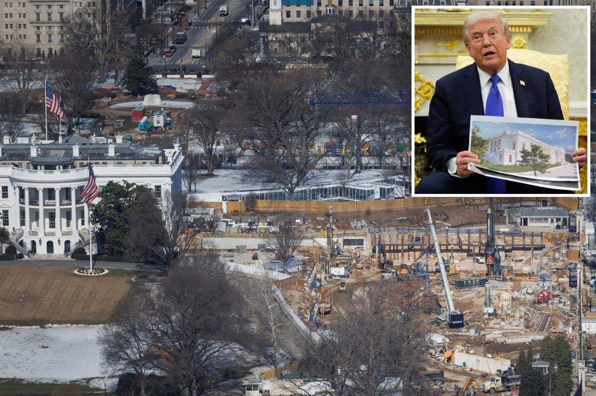 Comisión de Bellas Artes da luz verde al salón de baile de Trump