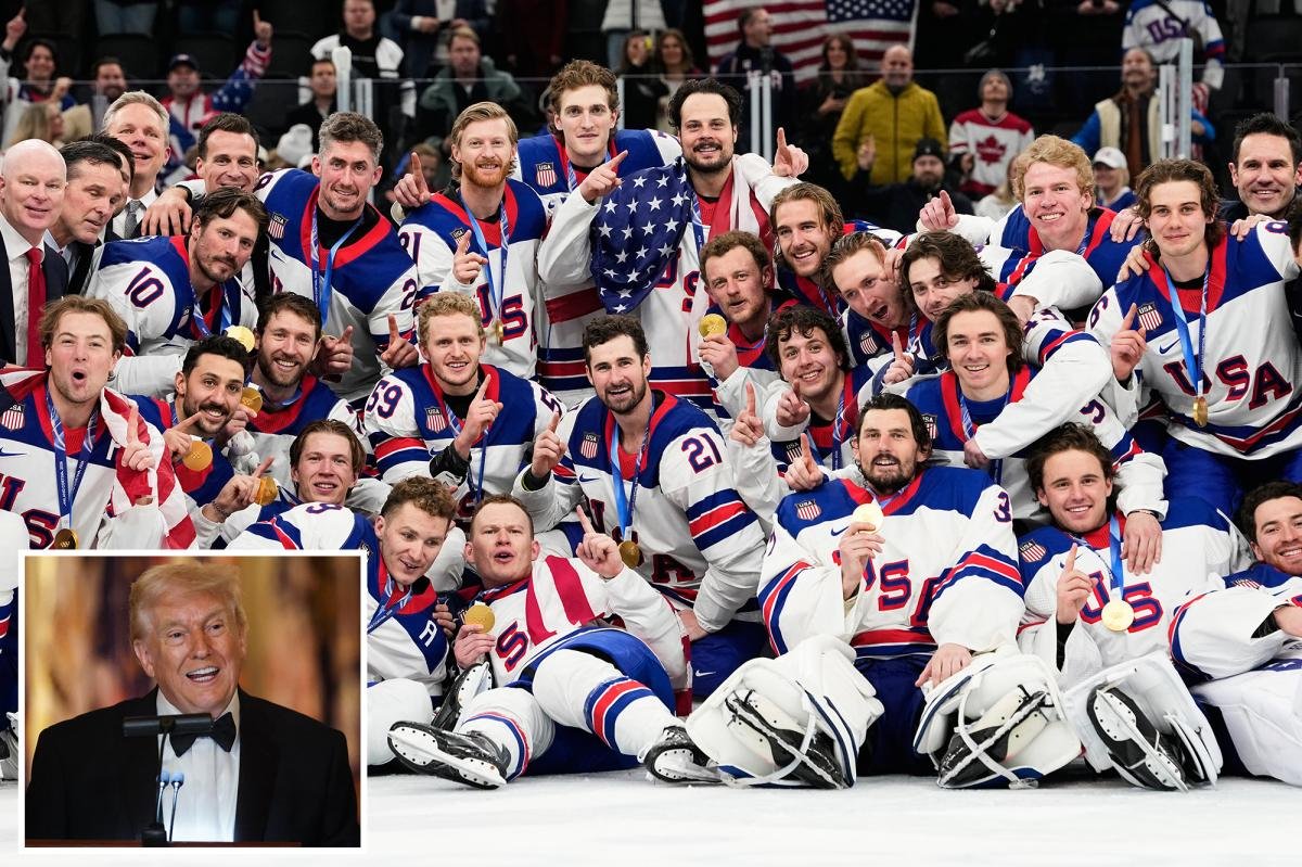 Trump invita al equipo olímpico masculino de hockey de EE. UU., ganador del oro, al discurso sobre el estado de la Unión y ataca al portero Connor Hellebuyck en una llamada telefónica posterior al partido