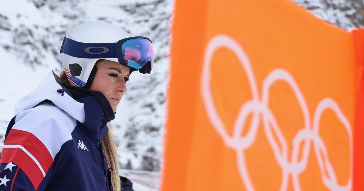 Lindsey Vonn reveló que su perro murió el día después de su accidente en los Juegos Olímpicos