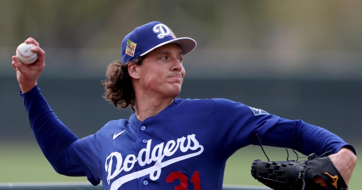 Dodgers Tyler Glasnow hace una primera apertura efectiva de la primavera
