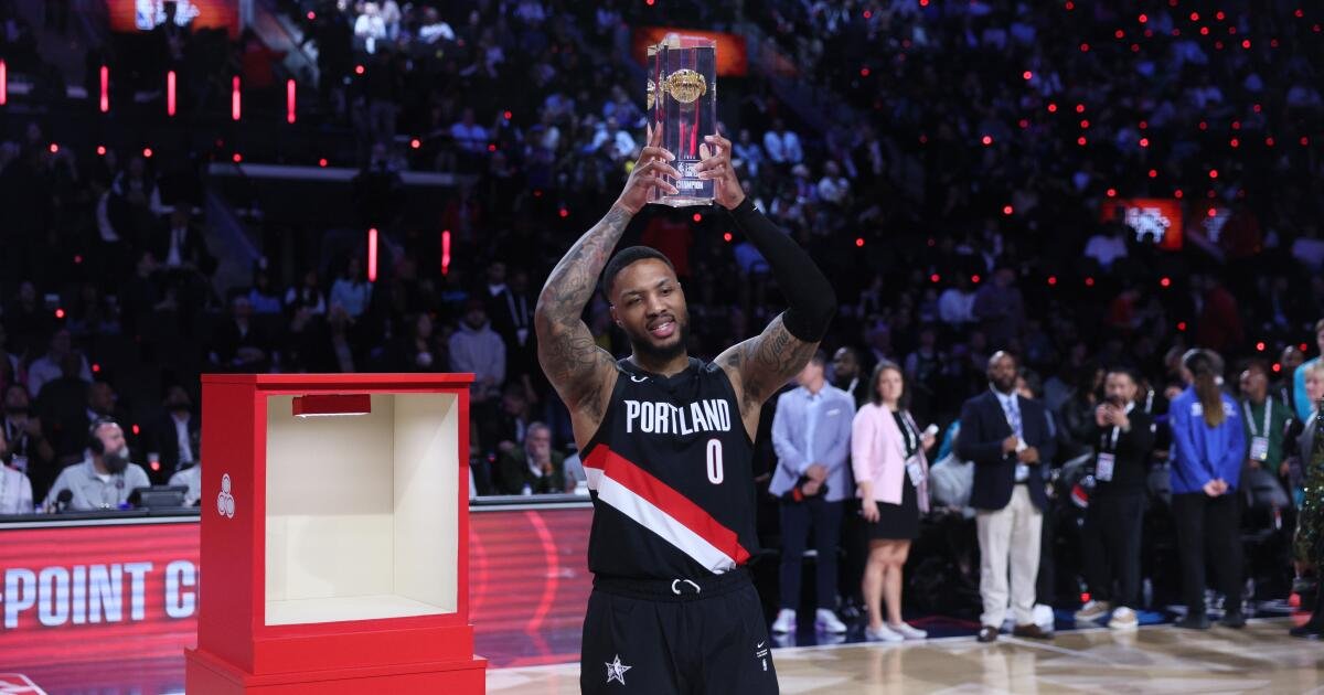 Damian Lillard y Keshad Johnson ganan el concurso All Star de la NBA