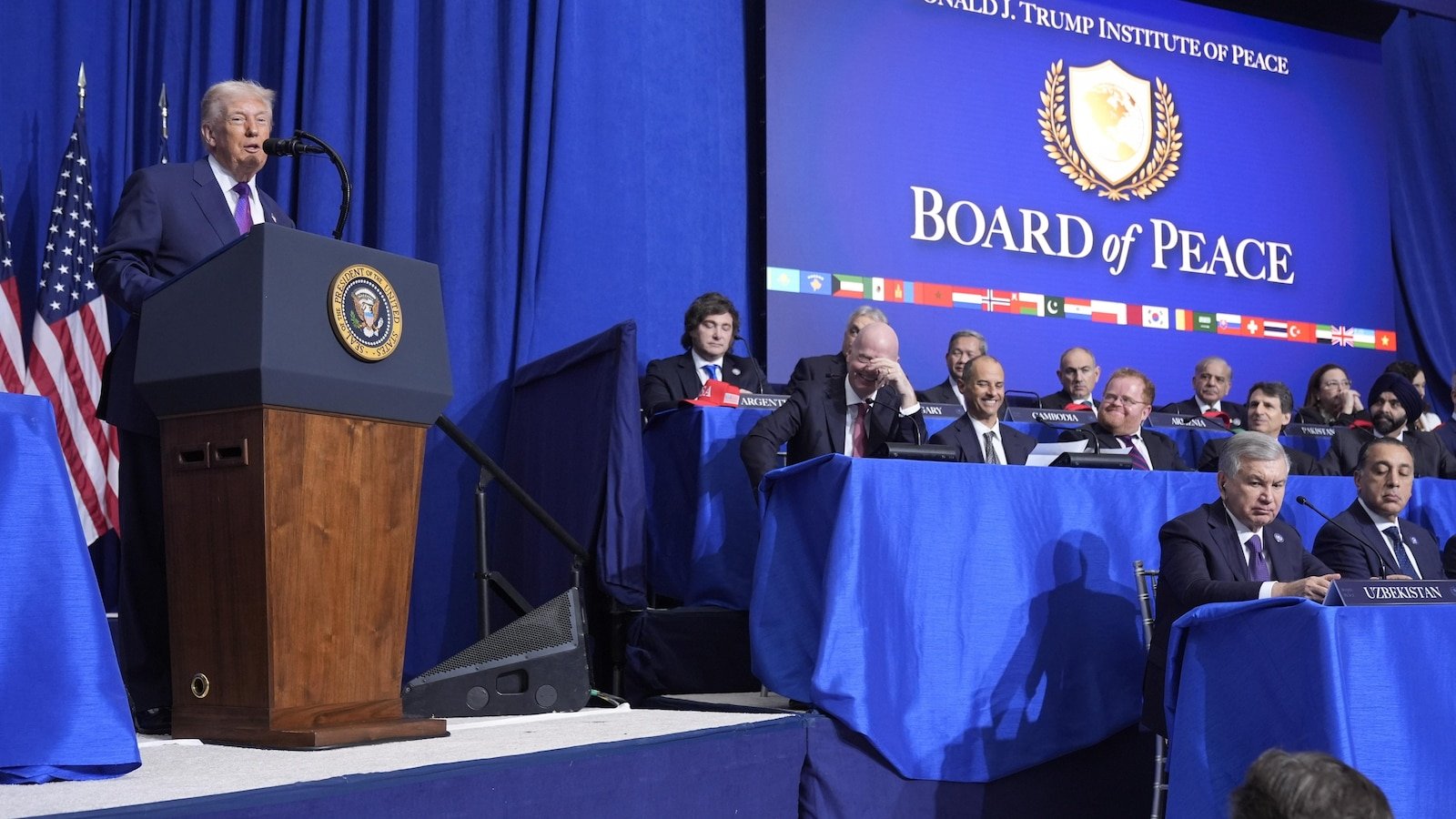 Países que asistieron a la primera reunión de la Junta de Paz de Trump en Washington
