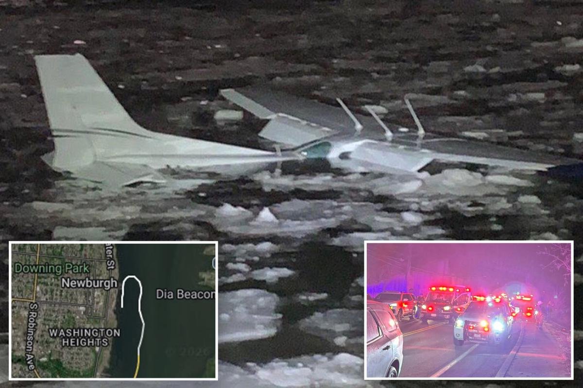 Piloto hace una broma tras estrellarse un avión en el río Hudson
