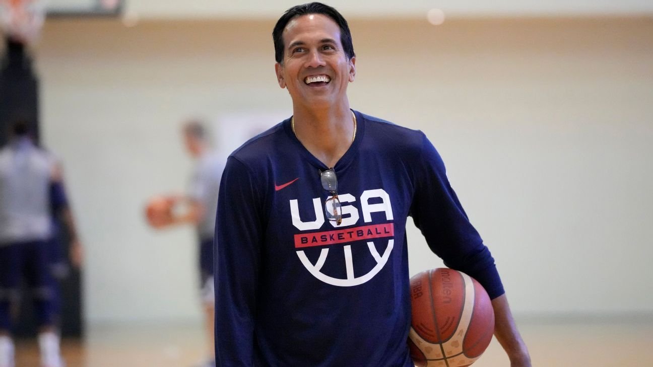 Erik Spoelstra: Kevin Durant jugando en los Juegos Olímpicos del 28 es «increíble»
