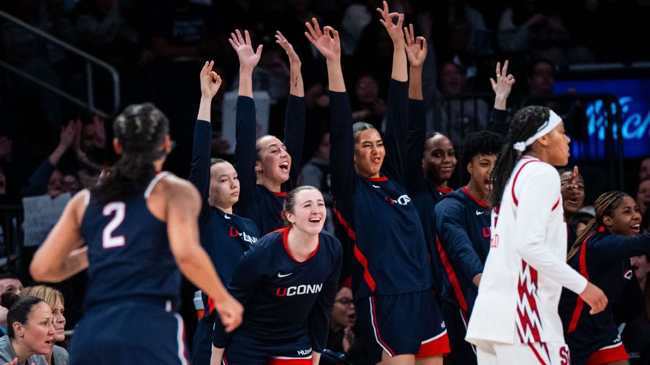 Las mujeres de UConn se ubicaron en el Top 25 de AP como número uno unánime de cara a la postemporada.