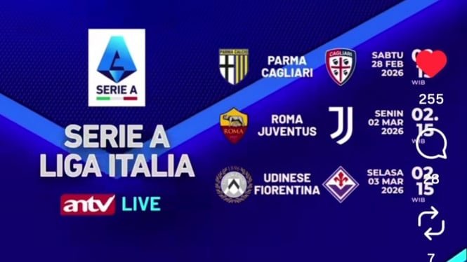 ¡Continuo! ANTV Big Match Serie A: AS Roma vs Juventus transmisión en vivo