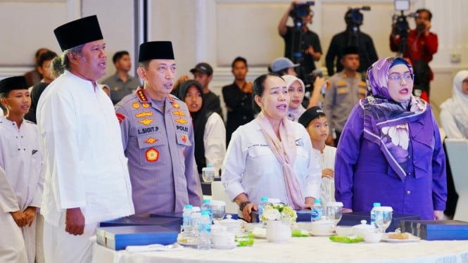 Al romper el ayuno con KSBSI, el jefe de la Policía Nacional destacó el mantenimiento de la unidad y la seguridad de la comunidad