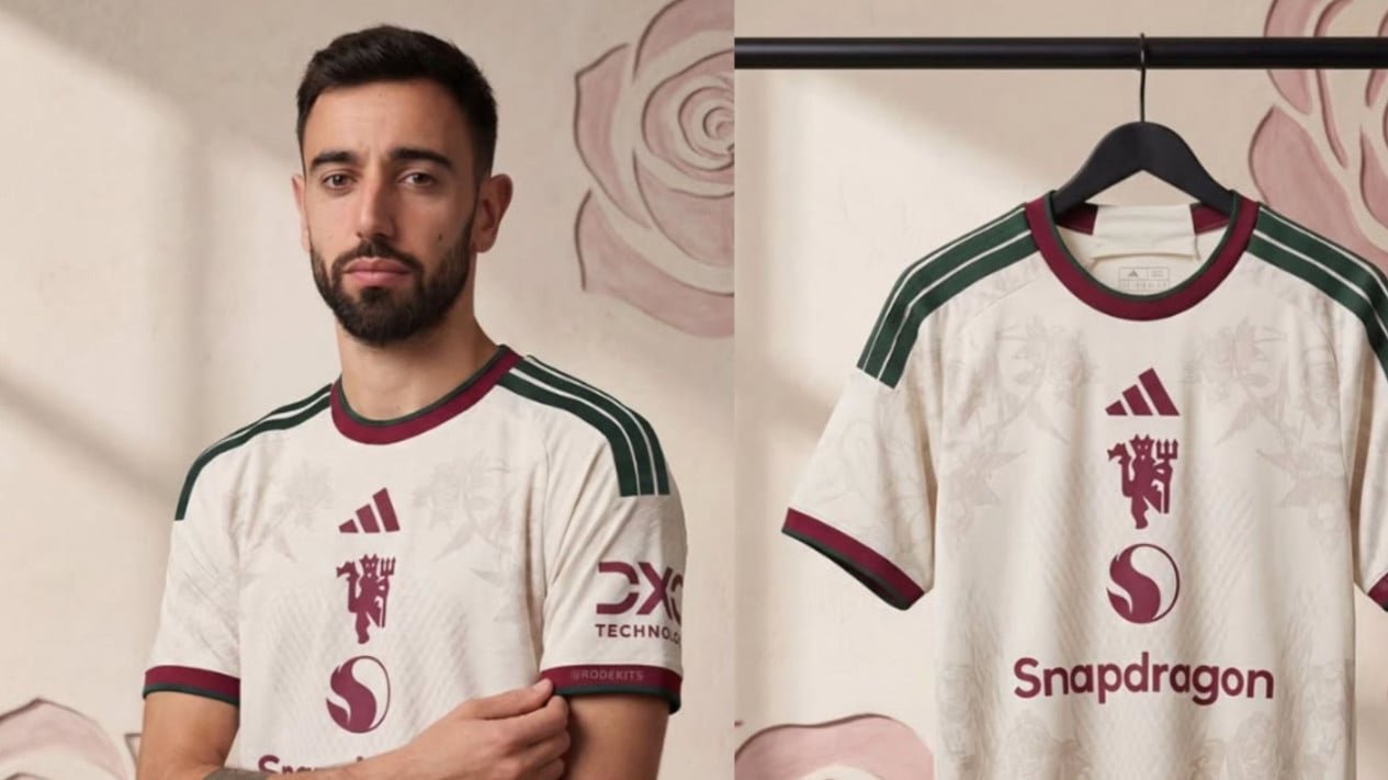 La tercera camiseta del Manchester United 2026 con el tema ‘Lancashire Rose’ se filtró en las redes sociales, ¿dejó desgarrados a los fanáticos de los Red Devils?