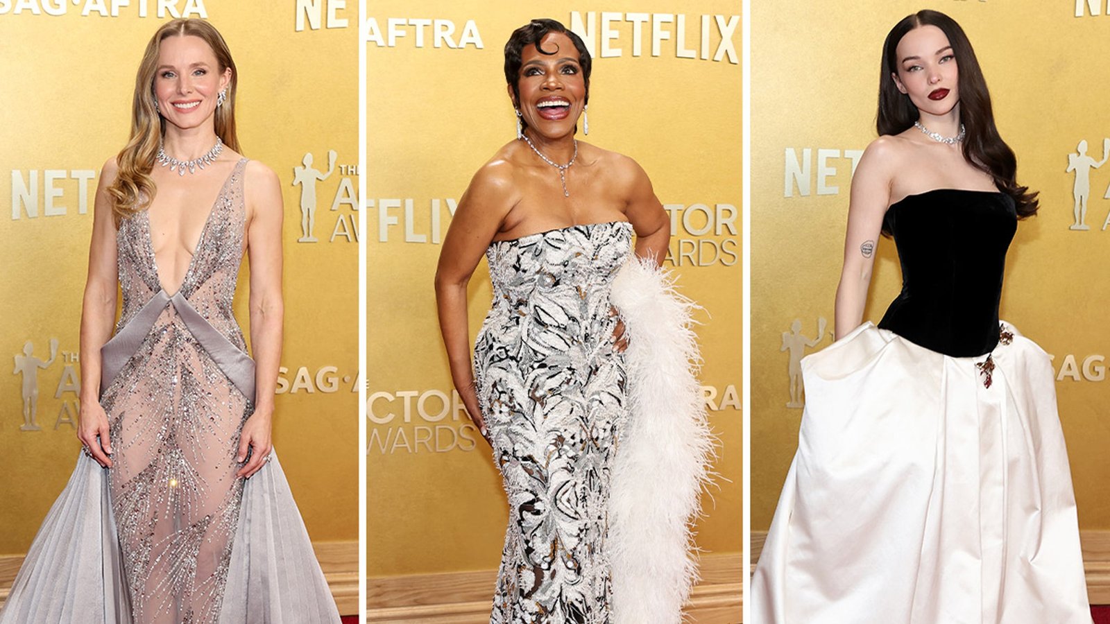 Las estrellas deslumbran en la alfombra roja de los recién renombrados Actors Awards