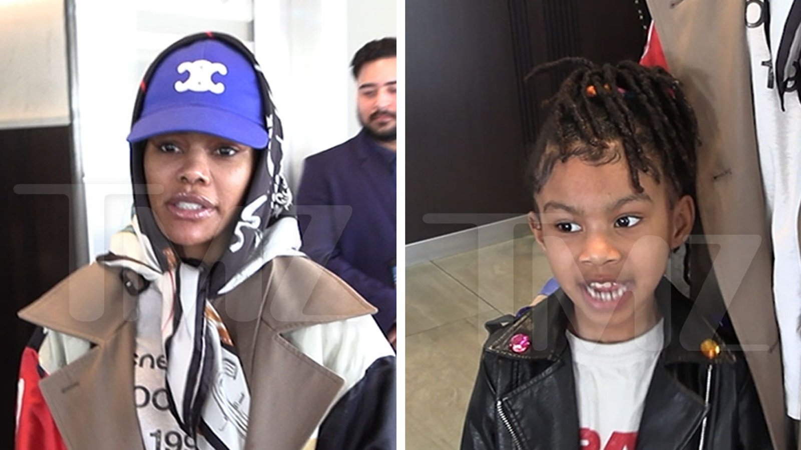 La hija de Teyana Taylor, Roo, irrumpió adorablemente en nuestro estilo de entrevista y discusión.