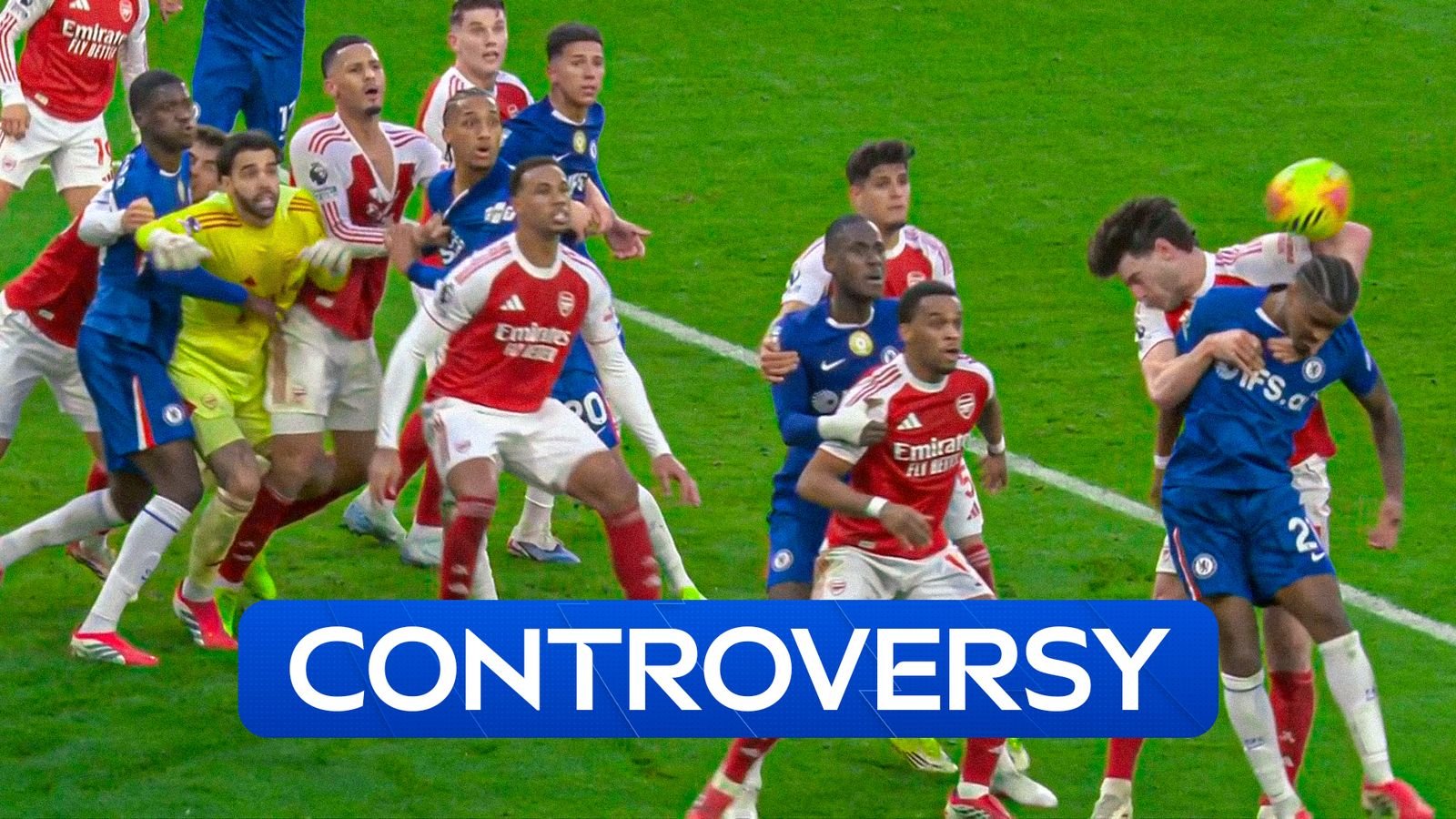 ¡Mira al árbitro en vivo! ‘Penalti negado al Chelsea’, pero la roja de Lacroix divide el panel