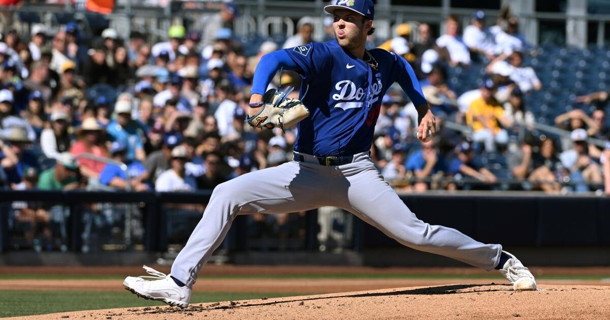 El prospecto lanzador Jackson Ferris dice que los Dodgers son un «soplo de aire fresco»