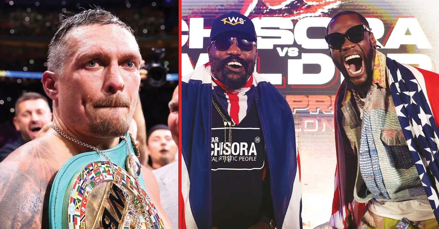 Oleksandr Usyk elige un ganador en Deonte Wilder contra Derek Chisora