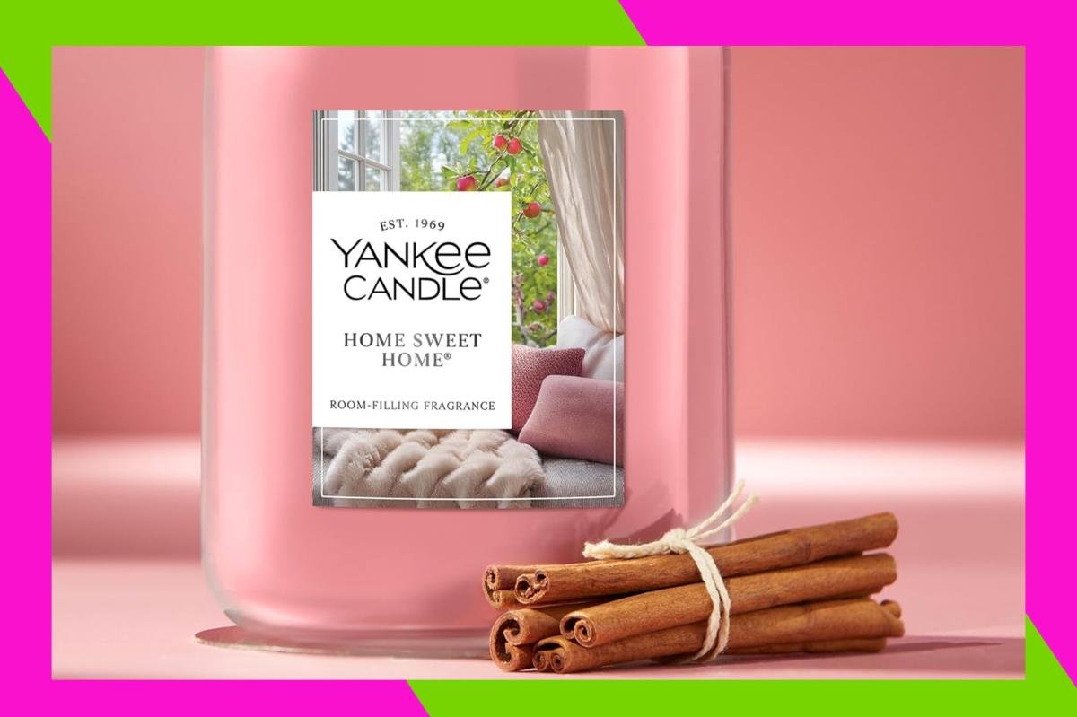 Yankee Candle 22 oz «Home Sweet Home» 27% de descuento en Amazon para la primavera